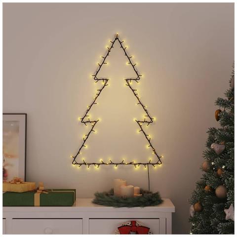 Luci di Natale Albero di Natale Silhouette 115 LED Bianco Caldo - Foto 2