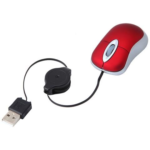 Mini Mouse Retrattile - Design Compatto Per Una Facile Portabilità Red - Foto 4