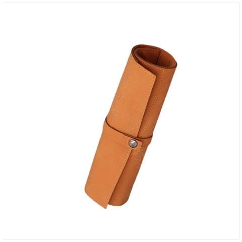 Custodia Portatile Per Iwatch In Pelle Pu A Rotolo Brown - Foto 2