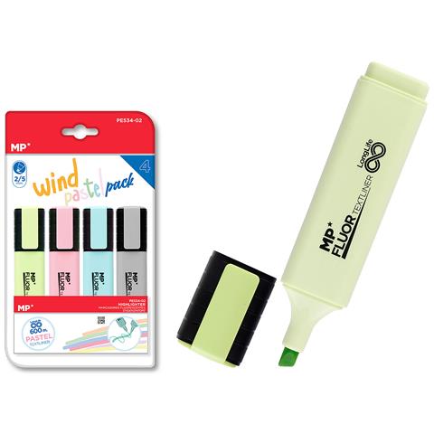 Evidenziatore Textliner Wind Pack 4 Pz. - Foto 1