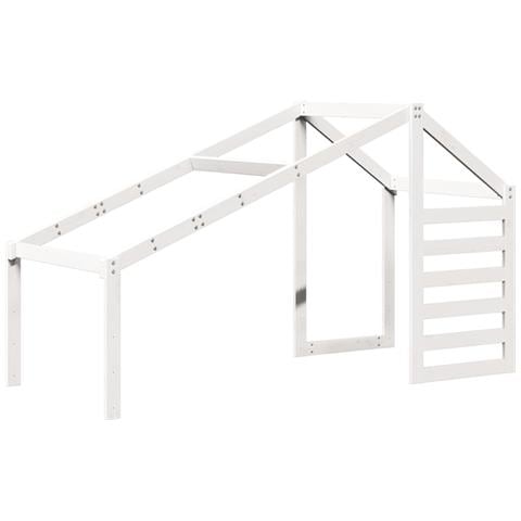 Tetto per Letto Bambini Bianco 188x82x113cm Legno Massello Pino - Foto 1