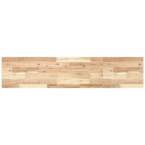 Piano per Tavolo 160x30x2cm Rettangolare Legno Massello Acacia - Foto 1
