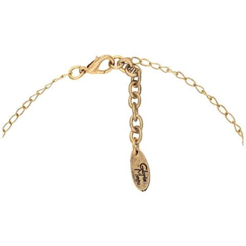 Collana Girocollo Con Ciondolo A Forma Di Luna In Oro, 40 Cm - Foto 4