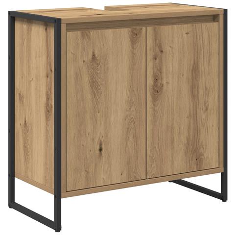 Mobile da Bagno con porta Rovere Artigianale 60 x 30 x 60 cm - Foto 1