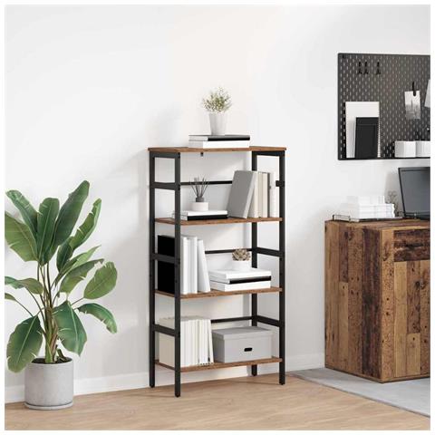 Libreria Legno vecchio 60 x 29,5 x 115 cm Legno multistrato - Foto 2