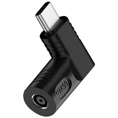 Adattatore Di Alimentazione Pd Da Dc Femmina A Usb Type-c Maschio 65w - Design A Lettera M - Foto 1
