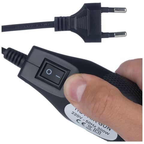 Opalatore Manuale Mini Hot-air 300w - Compatto E Versatile | 170°c Max, 220-240v | Per Termorestringenti, Asciugatura Vernici, Riparazioni - Foto 8