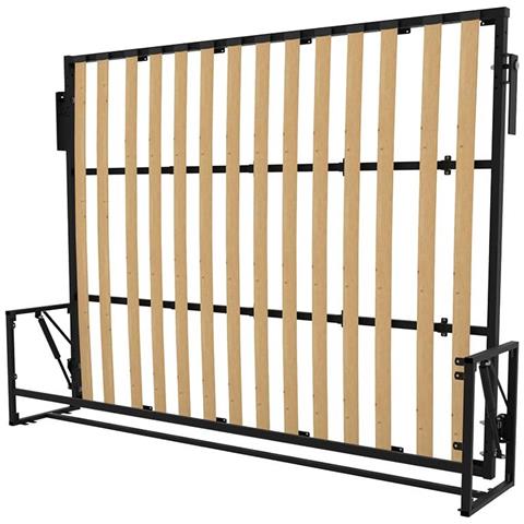 Letto a Scomparsa Morphy Classic - Sistema multifunzionale modulare SizeFlex & TypeFlex, letto a scomparsa salvaspazio ed estensibile con moduli divano (160x200 cm, Orizzontale) - Foto 2