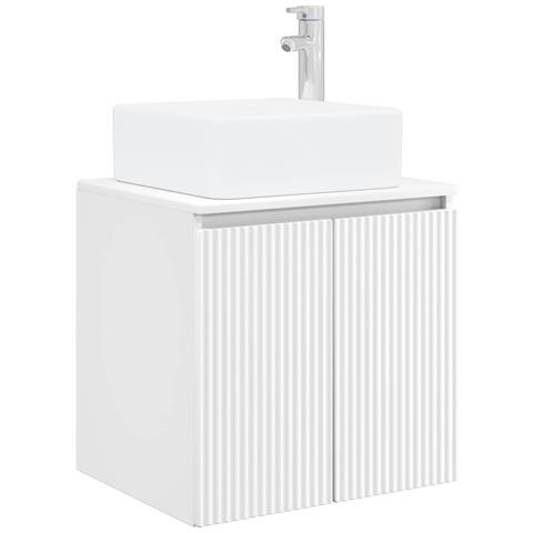 Mobile Lavabo da Parete Bianco 49,5 x 41 x 63 cm - Foto 1