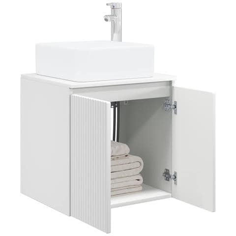 Mobile Lavabo da Parete Bianco 49,5 x 41 x 63 cm - Foto 2