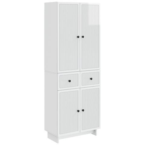 Set di armadi 2 pcs 66 x 34,5 x 90 cm Legno ingegnerizzato - Foto 1