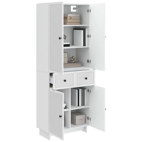 Set di armadi 2 pcs 66 x 34,5 x 90 cm Legno ingegnerizzato - Foto 2
