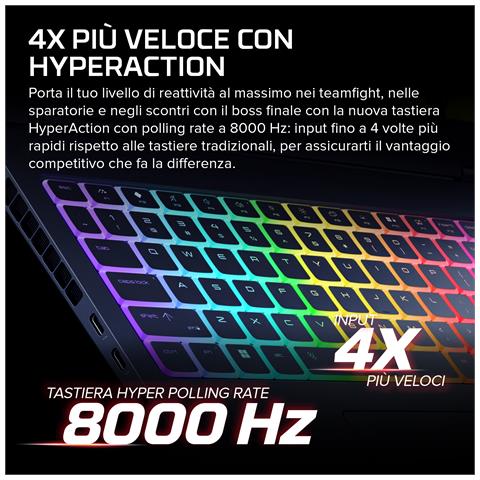 E4EW3EA laptop Intel Core Ultra 9 40,6 cm (16") 2.5K 32 GB DDR5-SDRAM NVIDIA GeForce RTX 5090 Wi-Fi 7 (802.11be) Windows 11 Home Nero - Foto 2