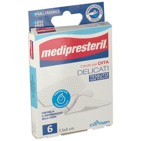 Cerotto per Dita Medipresteril Delicato Tnt 7,5X5CM 6 Pezzi - Foto 5