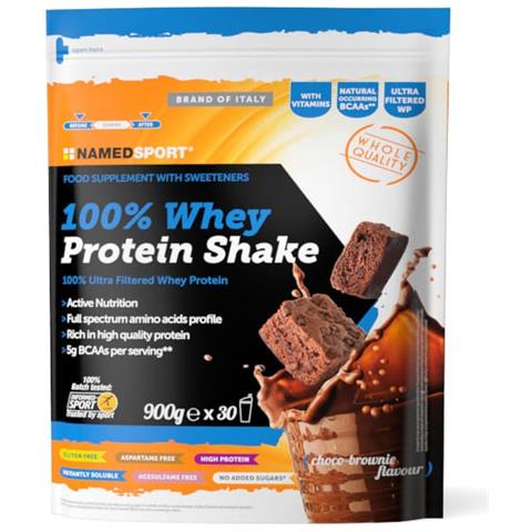 100% Whey Protein Shake Choco Brownie 900 g - Foto 1