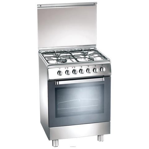 TECNOGAS D52NXS Cucina a Gas con Forno a Gas Dimensione 60 x 50 cm Colore Inox