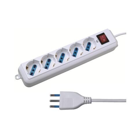 Multipresa 5 Posti con Spina Italiana 16a - Foto 2