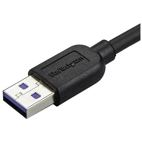 Cavo Micro USB 3.0 slim - USB-A a Micro-B ad angolo destro da 2m - M / M - Foto 3