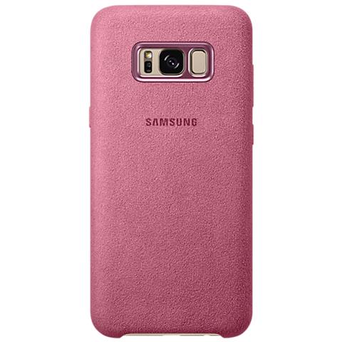 Alcantara Cover per Galaxy S8+ Colore Rosa - Foto 1