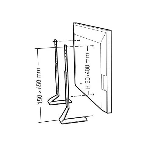 Supporto da Tavolo Universale Fit-Up per TV da 32 a 50" Colore Nero - Foto 5