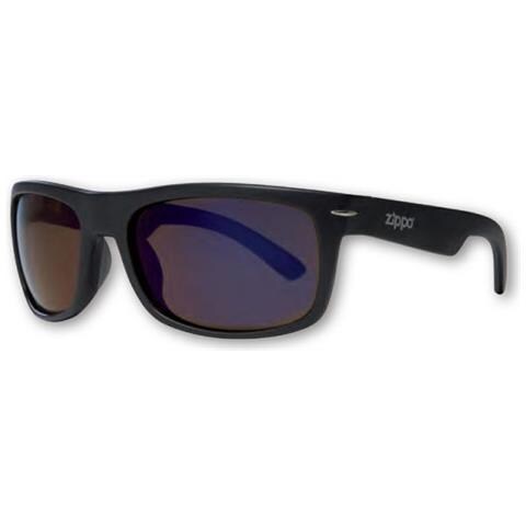 Occhiali Da Sole Zippo Uomo Donna Unisex Montatura Runner Lenti Blu Ob33-01 - Foto 1