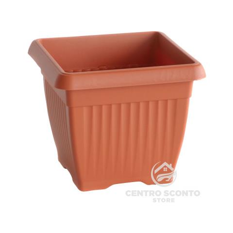 Cubo Terra Cm 37 Terracotta - Foto 1