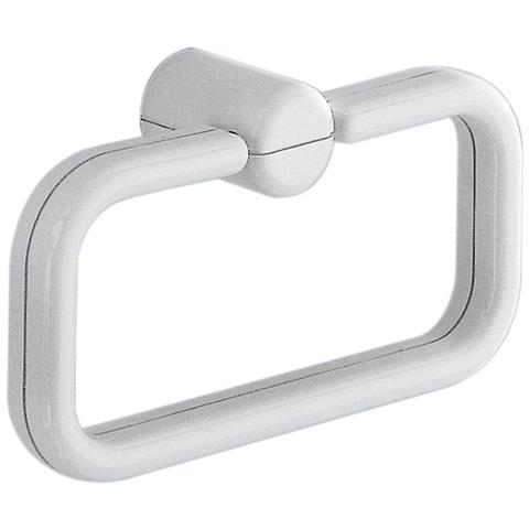 Porta Salviette Con Anello In Resina Bianca Art. 2970 - Foto 2