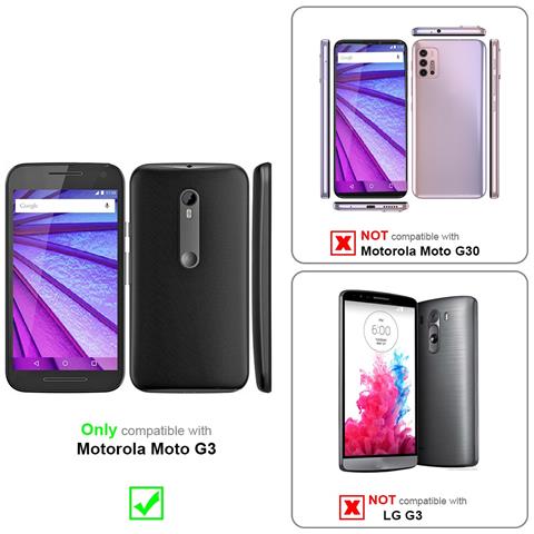 Custodia Compatibile Con Motorola Moto G3 In Frost Nero - Coperchio Protettivo In Silicone Tpu Flessibile - Foto 11