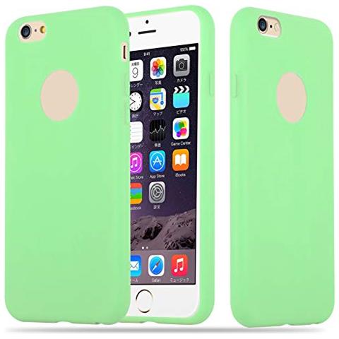 Custodia Per Apple Iphone 6 Plus / 6s Plus In Candy Pastello Verde - Morbida Cover Protettiva Sottile Di Silicone Tpu Con Bordo Protezione - Ultra Slim Case Antiurto Gel Back Bumper Guscio - Foto 1