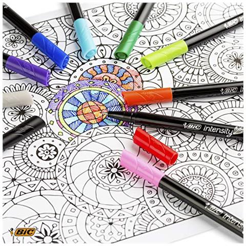 Intensità Pennarelli Con Punta Sottile In Feltro Confezione Da 6 Pastello - Foto 5