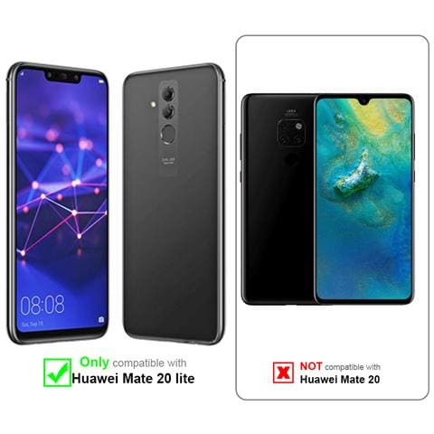 Custodia Compatibile Con Huawei Mate 20 Lite In Grigio Fiore - Coperchio Protettivo In Design Floreale Con Chiusura Magnetica, Funzione Stand E Slot Per Carte - Foto 11
