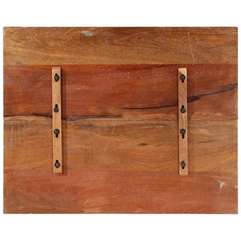 Piano Tavolo Rettangolare 70x90 Cm 25-27 Mm Legno Di Recupero - Foto 10