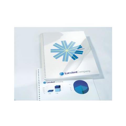 HiClear Copertine per rilegatura A4 PVC 150 mic trasp. (50)  - Foto 1
