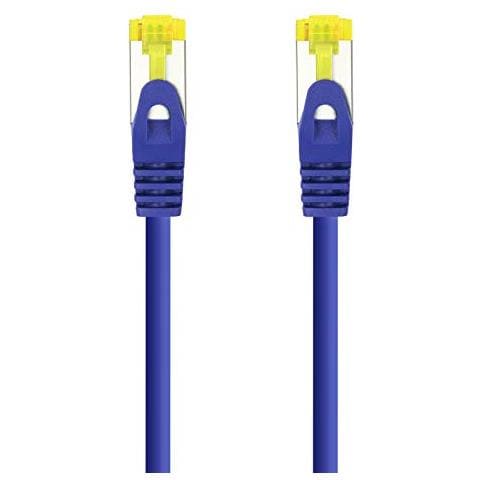 10.20.1900-BL - Cavo di rete Ethernet RJ45 LSZH Cat. 6A SFTP, AWG26, rame 100%, senza allogeni, blu, tubo da 0.5 mts - Foto 2