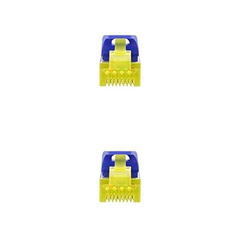 10.20.1900-BL - Cavo di rete Ethernet RJ45 LSZH Cat. 6A SFTP, AWG26, rame 100%, senza allogeni, blu, tubo da 0.5 mts - Foto 3