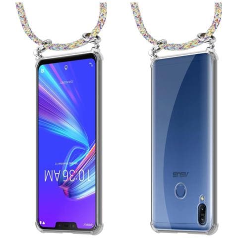 Catena Di Telefoni Cellulari Compatibile Con Asus Zenfone Max M2 In Rainbow - Coperchio Protettivo In Silicone Con Anelli D'argento, Cinturino In Corda E Custodia Staccabile - Foto 8