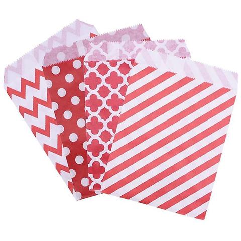 Sacchetti Di Carta Per Dolci/caramelle 8,5x11 Pollici - Assortimento Casuale, Per Regali, Feste, Bomboniere - Foto 4