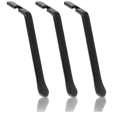 Leve Per Pneumatici Per Biciclette Cucchiaio Per Pneumatici Strumento Per Cambiare Il Ferro Leve Per Pneumatici Per Biciclette, Confezione Da 3 Black - Foto 1