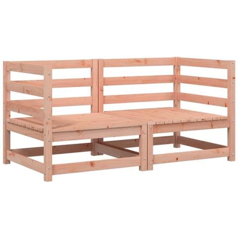 Divani Angolari Giardino 2pz 70x70x67cm Legno Massello Douglas - Foto 2