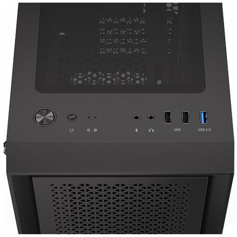 Case Mini Tower Micro ATX (mATX) i, Mini ITXi 1 Porta USB 3.2 Colore Nero (Finestrato) - Foto 2