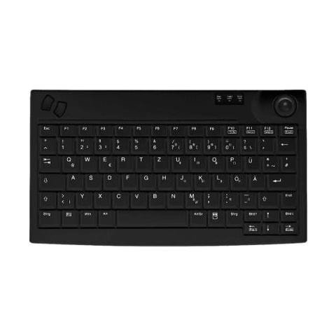 Ak-440 Tastiera Usb Qwertz Tedesco Nero - Foto 1