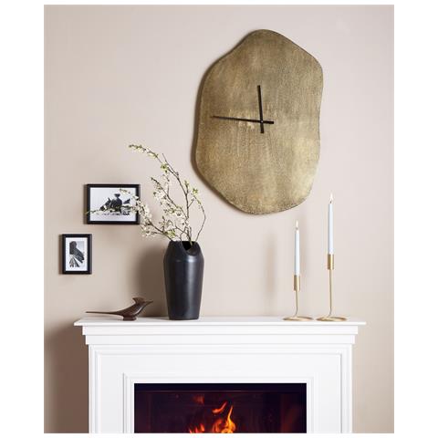 Orologio Da Parete Ottone 78 X 50 Cm Ganges - Foto 1