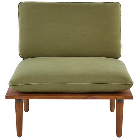 Set Da Giardino Con Tavolo 2 Posti Frascati Modulare Legno Di Acacia Certificato Verde Oliva - Foto 2