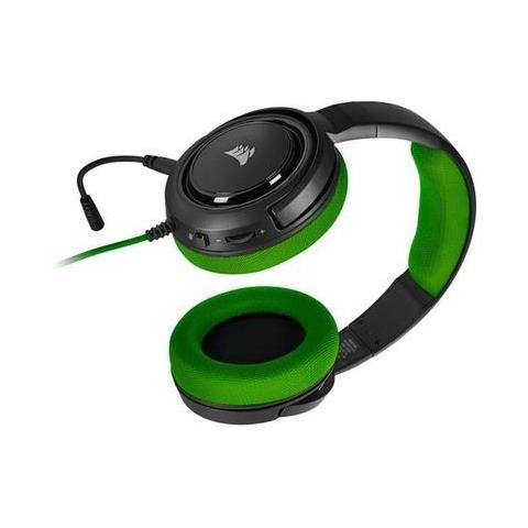 Cuffie da Gioco H35 Stereo Colore Nero /Verde - Foto 1