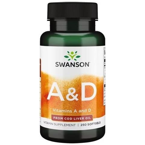 Vitamine A (1500 Mcg) E D (10 Mcg) 250 Capsule Molli Swanson Health Products - Foto 1