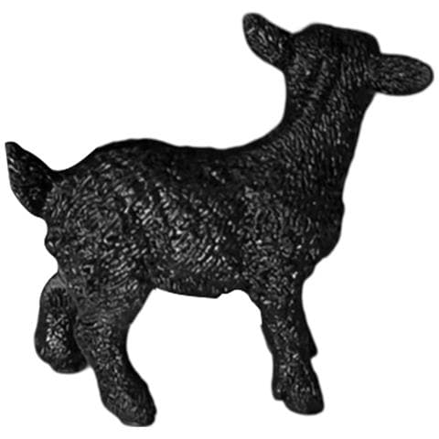 Statuetta Agnellino Farmlife Nero, Nero - Foto 5
