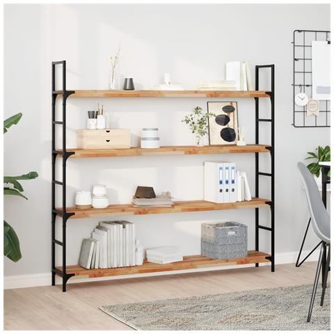 Mensole Da Parete 3 Pz 160x20x4 Cm Legno Acacia Rifinito A Olio - Foto 1