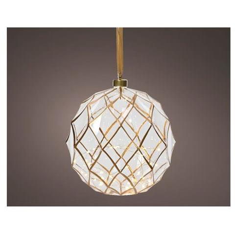 Decoro 487582 Sfera Vetro Con Micro Led Trasparente - Foto 1