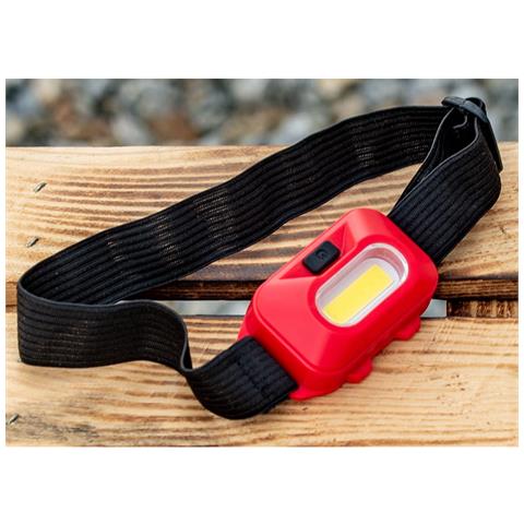 Torcia Frontale A Batteria Rossa Cob 150lm Va0118 Vayox - Foto 2