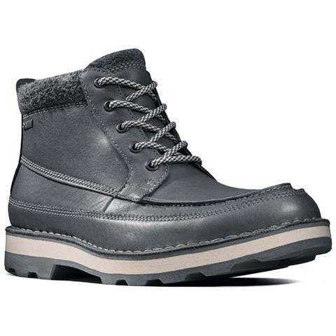 Uomo Korik Risegtx Stivali In Pelle Grigia Isolati In Gore-tex 40 - Foto 2